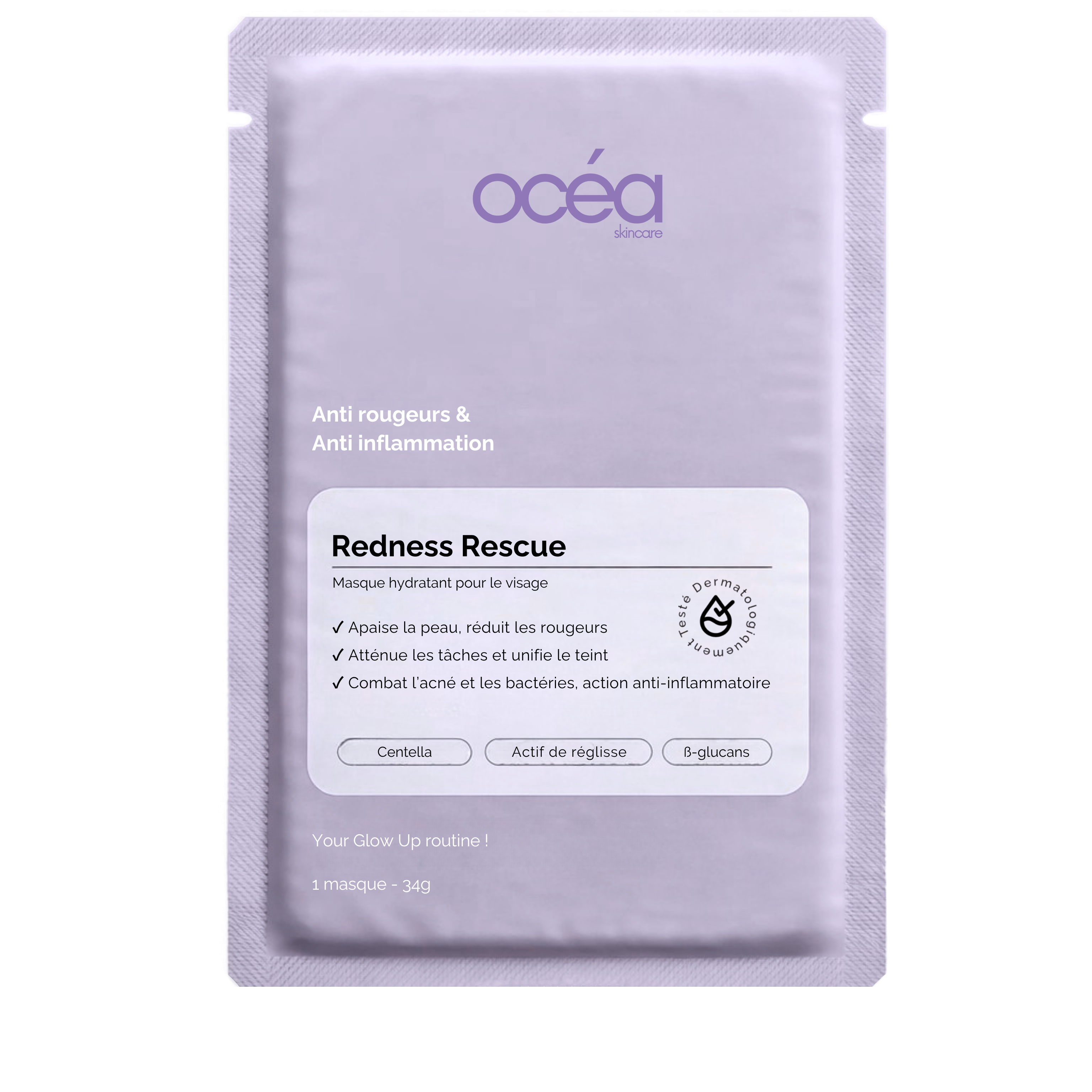 Boite de 5 masques hydrogel - Redness Rescue