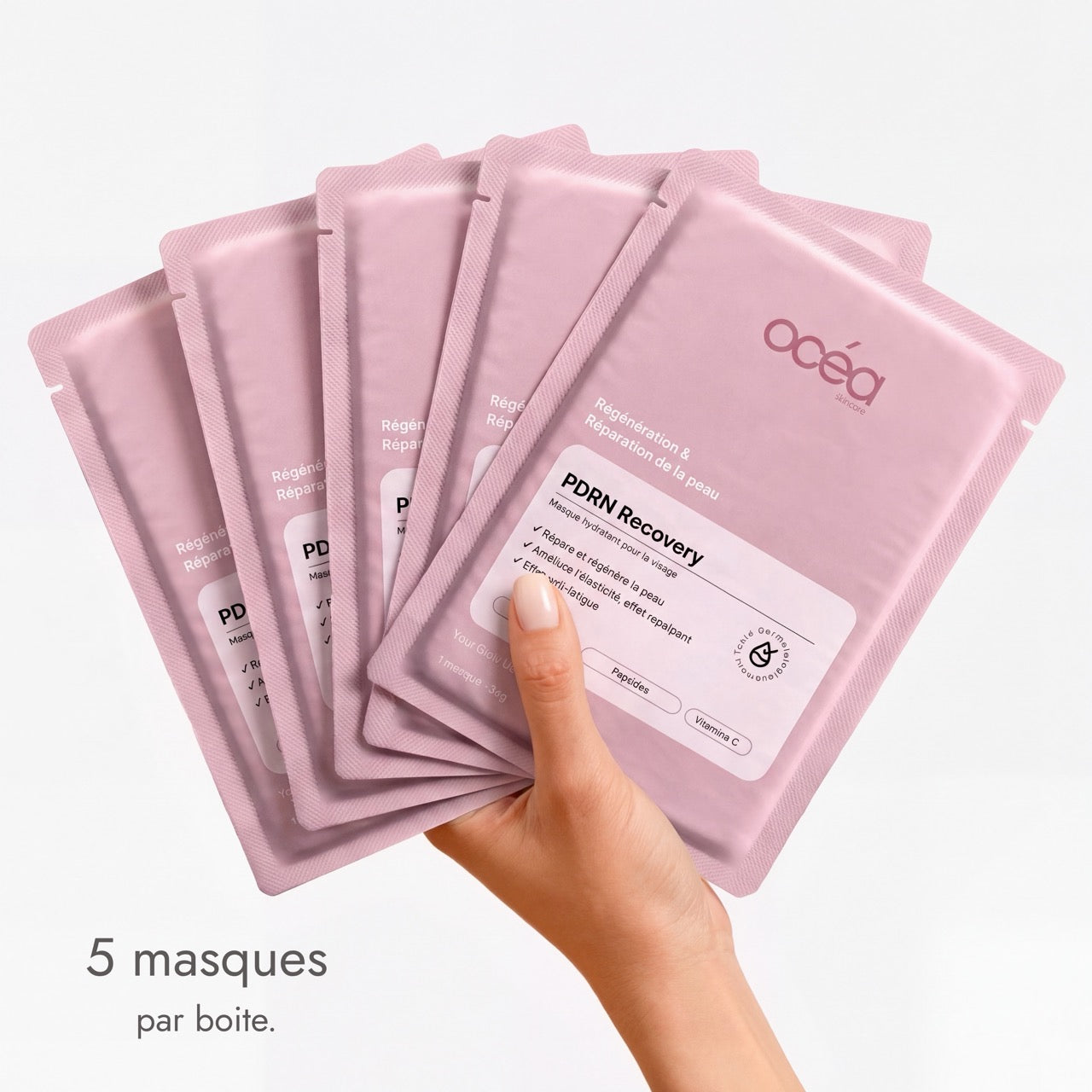 Boite de 5 masques hydrogel - PDRN Recovery