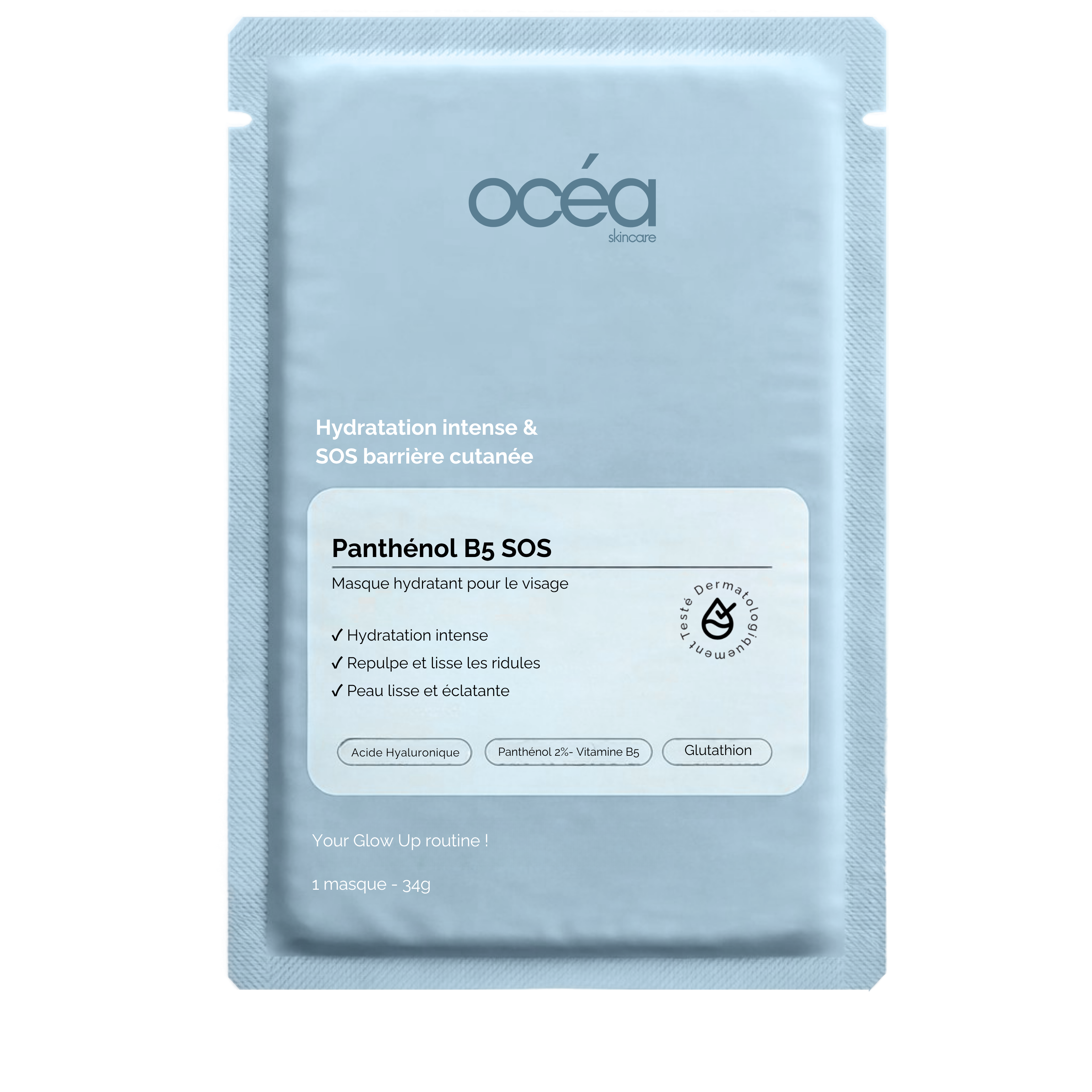 Boite de 5 masques hydrogel - Panthénol B5 SOS