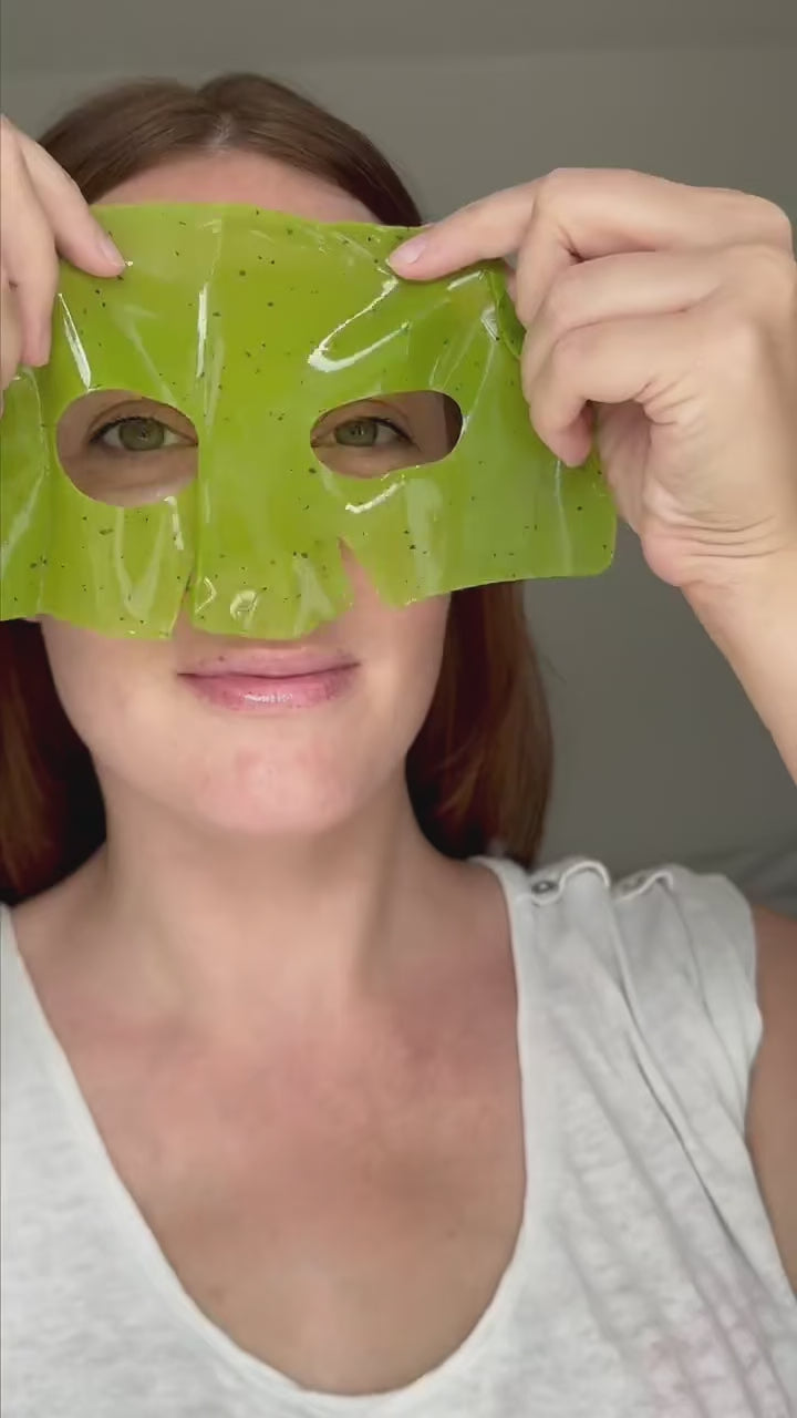 Boite de 5 masques hydrogel - Matcha Reset